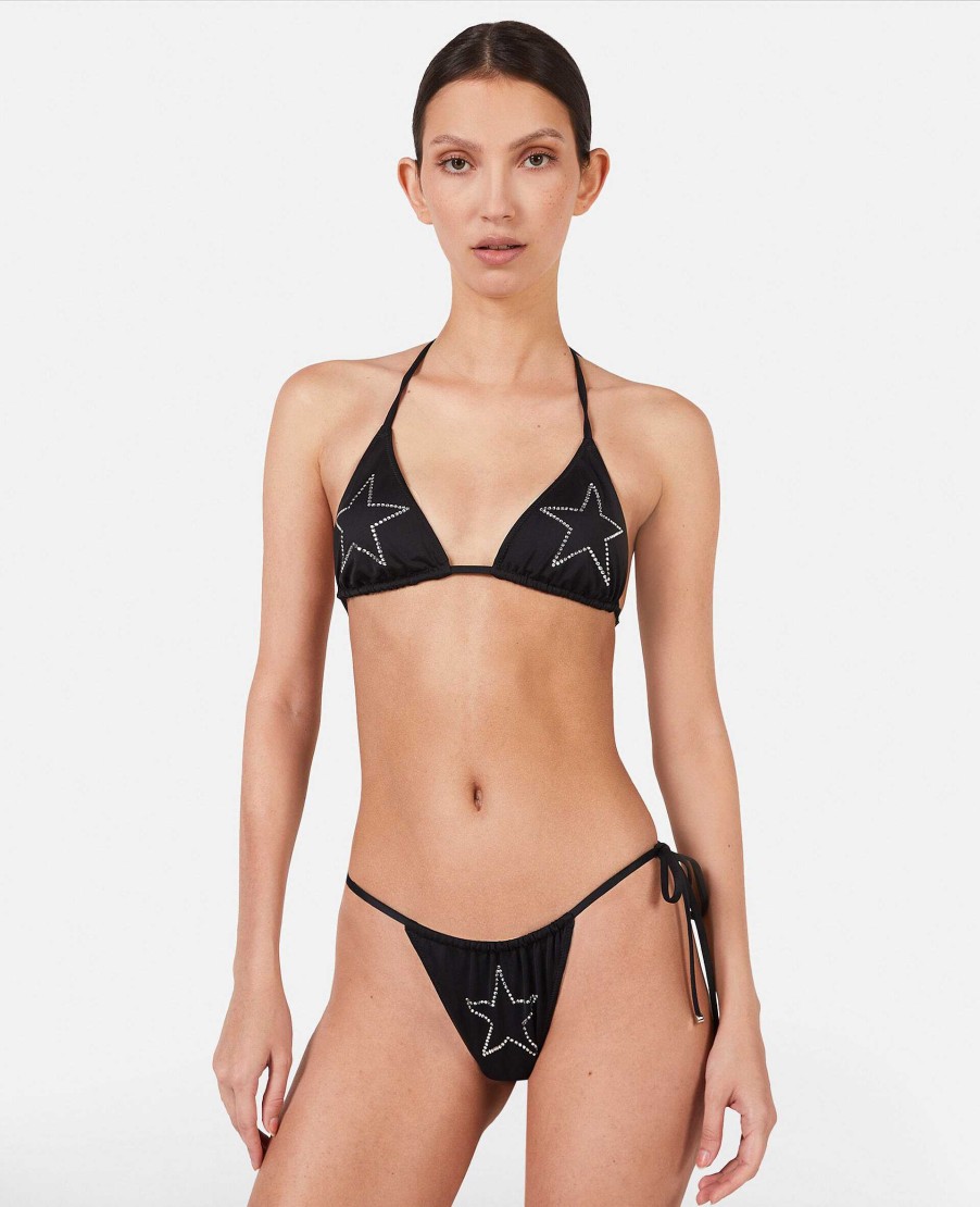 Kvinnor Stella McCartney Badklader | Diamante Star Triangle Bikinitopp