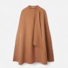 Kvinnor Stella McCartney Skradderi | Ull Longline Cape Coat