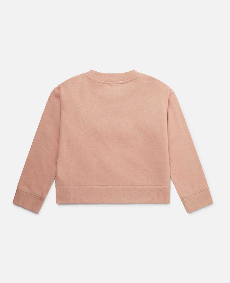 Barn Stella McCartney Trojor Och Koftor | Acorn Broderi Collared Sweatshirt