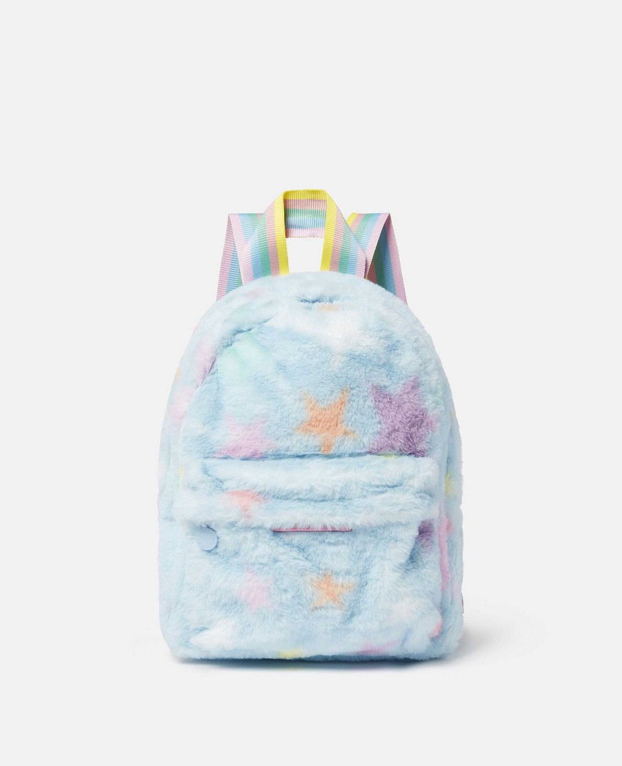 Barn Stella McCartney Skor Och Vaskor | Star Print Fluffy Backpack