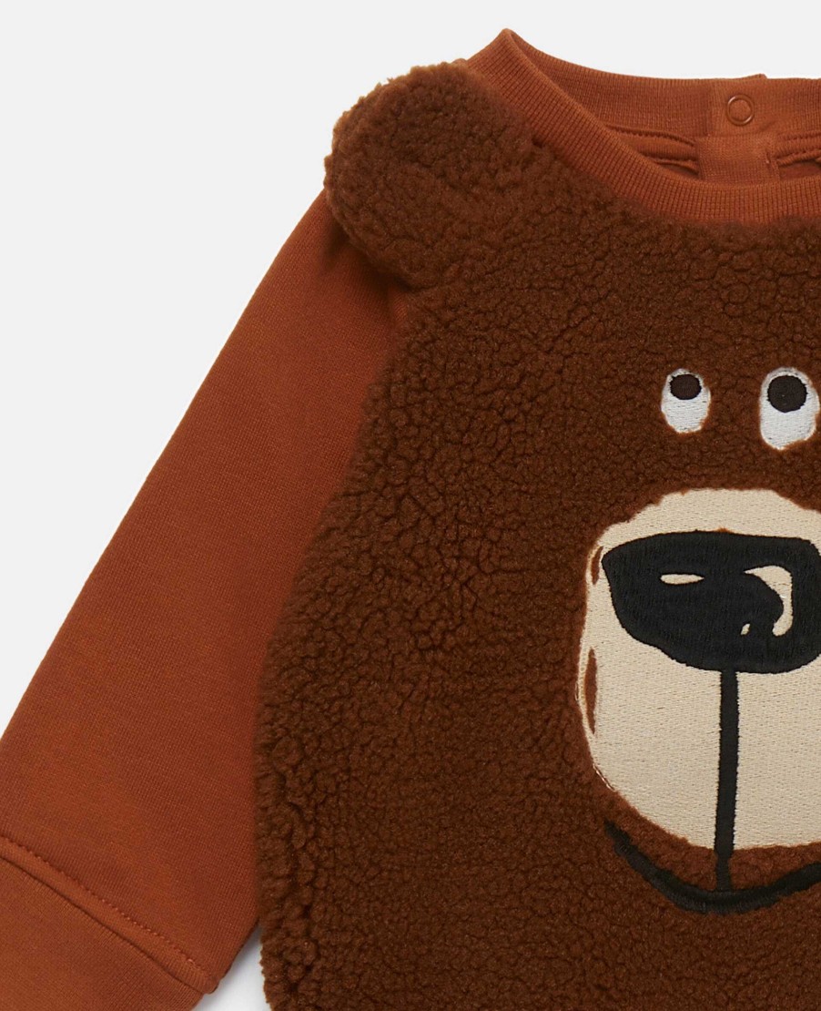 Barn Stella McCartney Baby Boys | Fleecetroja Med Bjorntryck