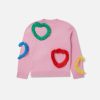 Barn Stella McCartney Trojor Och Koftor | Fringed Heart Sweatshirt