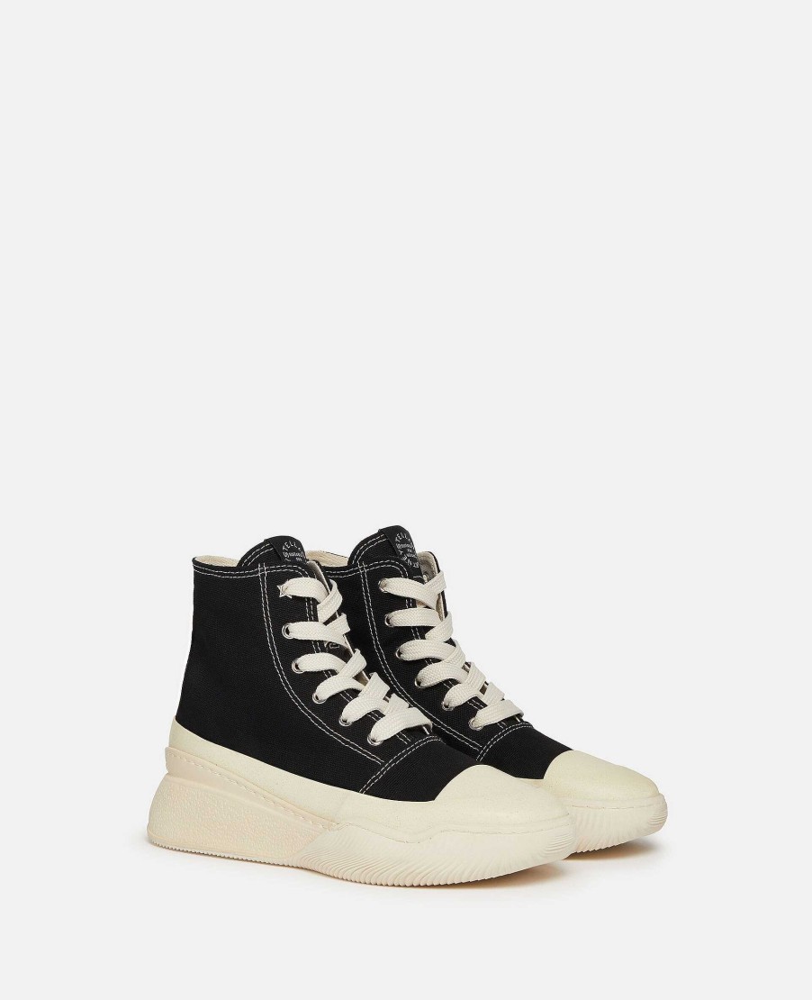 Kvinnor Stella McCartney Sneakers | Loop Canvas High-Top Trainers