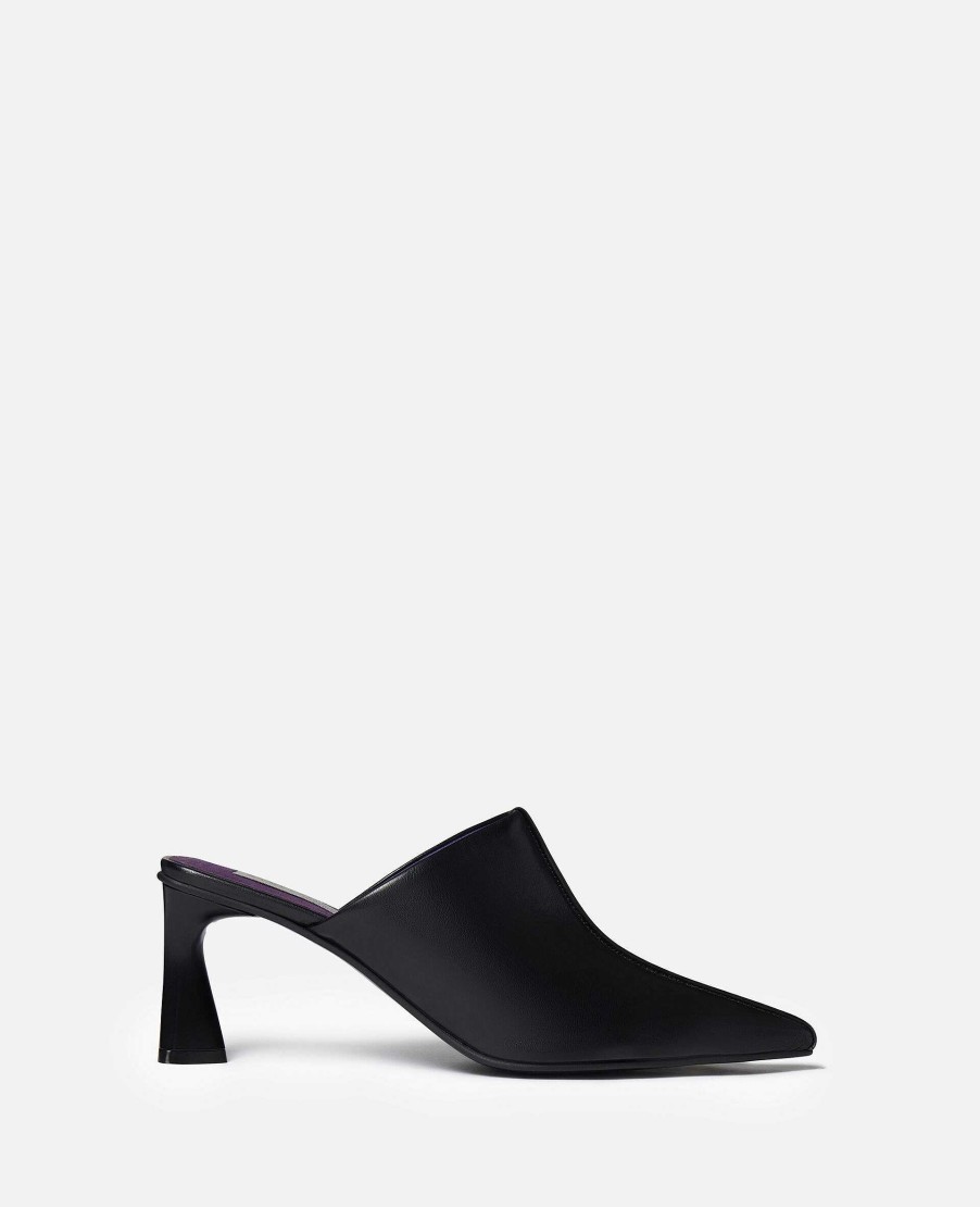 Kvinnor Stella McCartney Halar | Elsa Spetsad Mule Kattunga Klackar