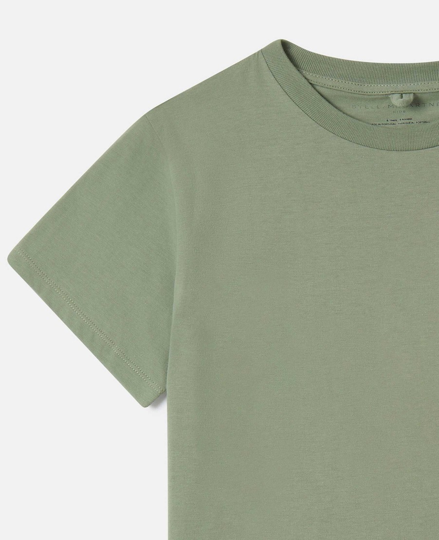 Barn Stella McCartney T-Shirts Och Troja | T-Shirt Med Kolsyrad Dryck