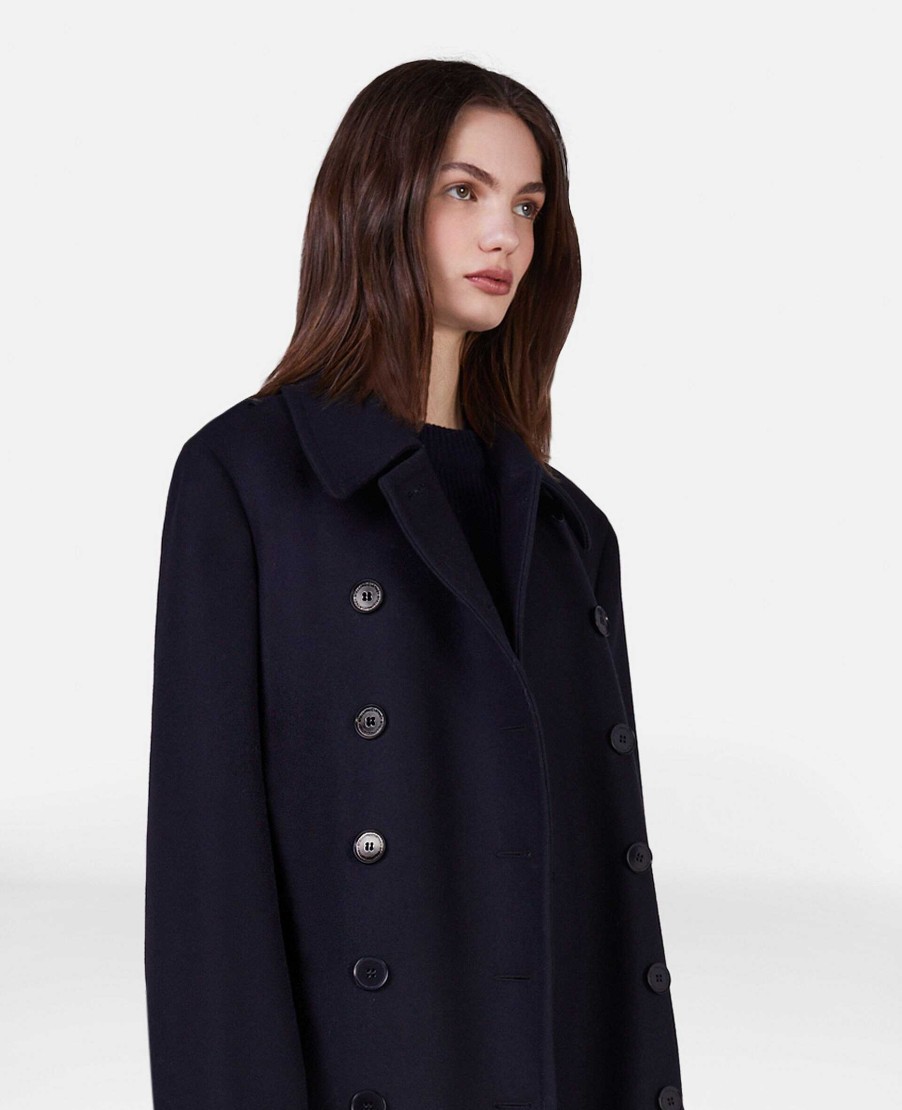 Kvinnor Stella McCartney Skradderi | Slim Fit Maxi Coat