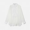 Kvinnor Stella McCartney Skjortor Och Toppar | S-Wave Silk Chiffong Smokingskjorta