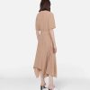 Kvinnor Stella McCartney Klanningar | Silk Crepe De Chine Skjortklanning