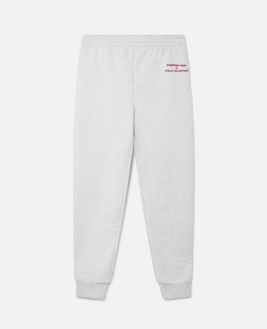 Unisex Stella McCartney Byxor Och Shorts | Bunny Broderi Breton Traningsoverall Underdel