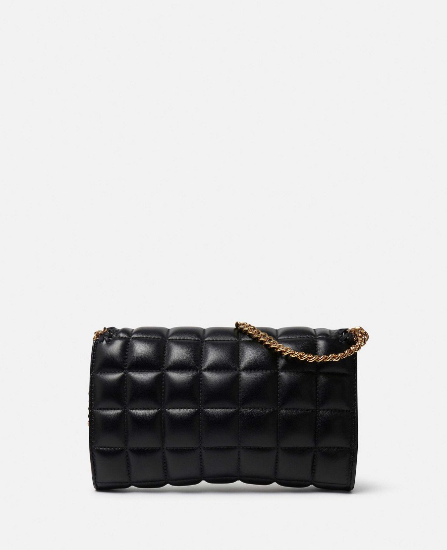 Kvinnor Stella McCartney Crossbody-Vaskor | Falabella Square Quilted Wallet Crossbody-Vaska