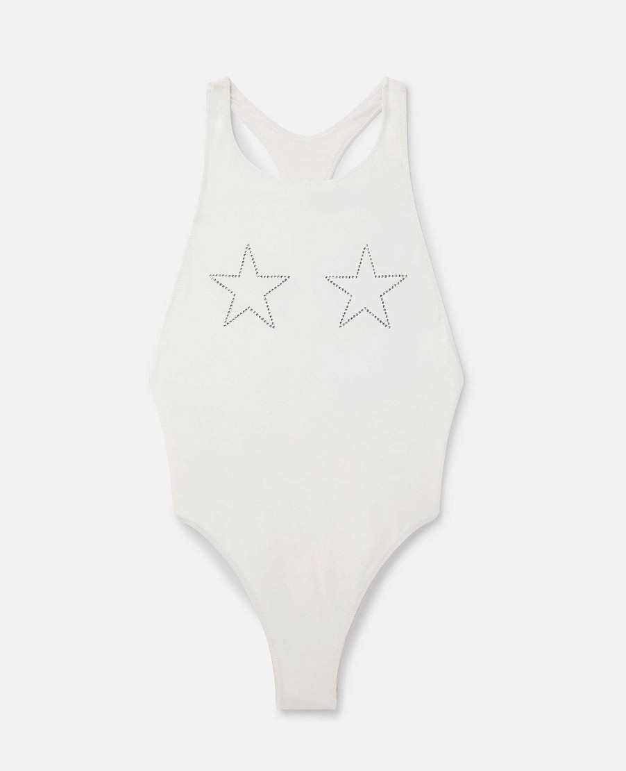 Kvinnor Stella McCartney Badklader | Diamante Star Racerback Baddrakt