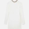 Kvinnor Stella McCartney Klanningar | Crystal Collar Cocktail Miniklanning