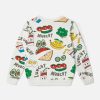 Barn Stella McCartney T-Shirts Och Troja | Crunchy Lunchy Print Sweatshirt