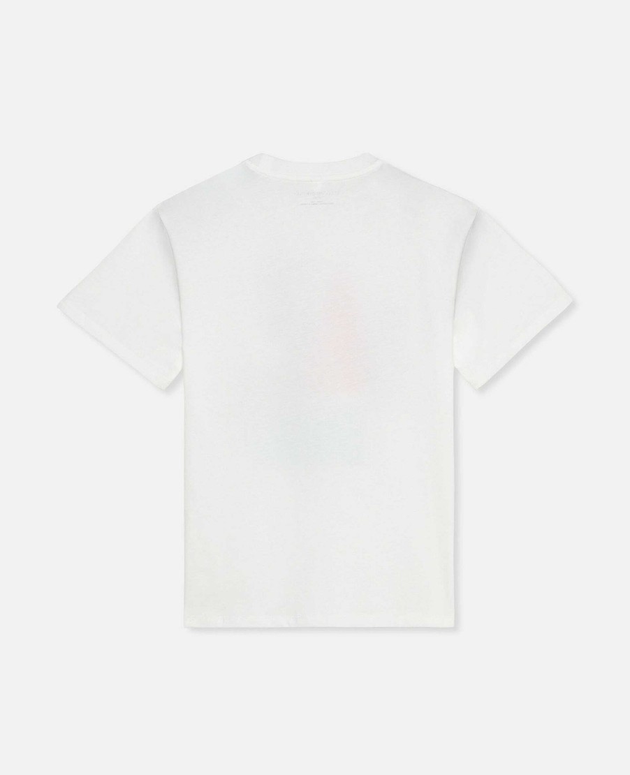 Barn Stella McCartney T-Shirts Och Troja | T-Shirt Med Geometriska Former