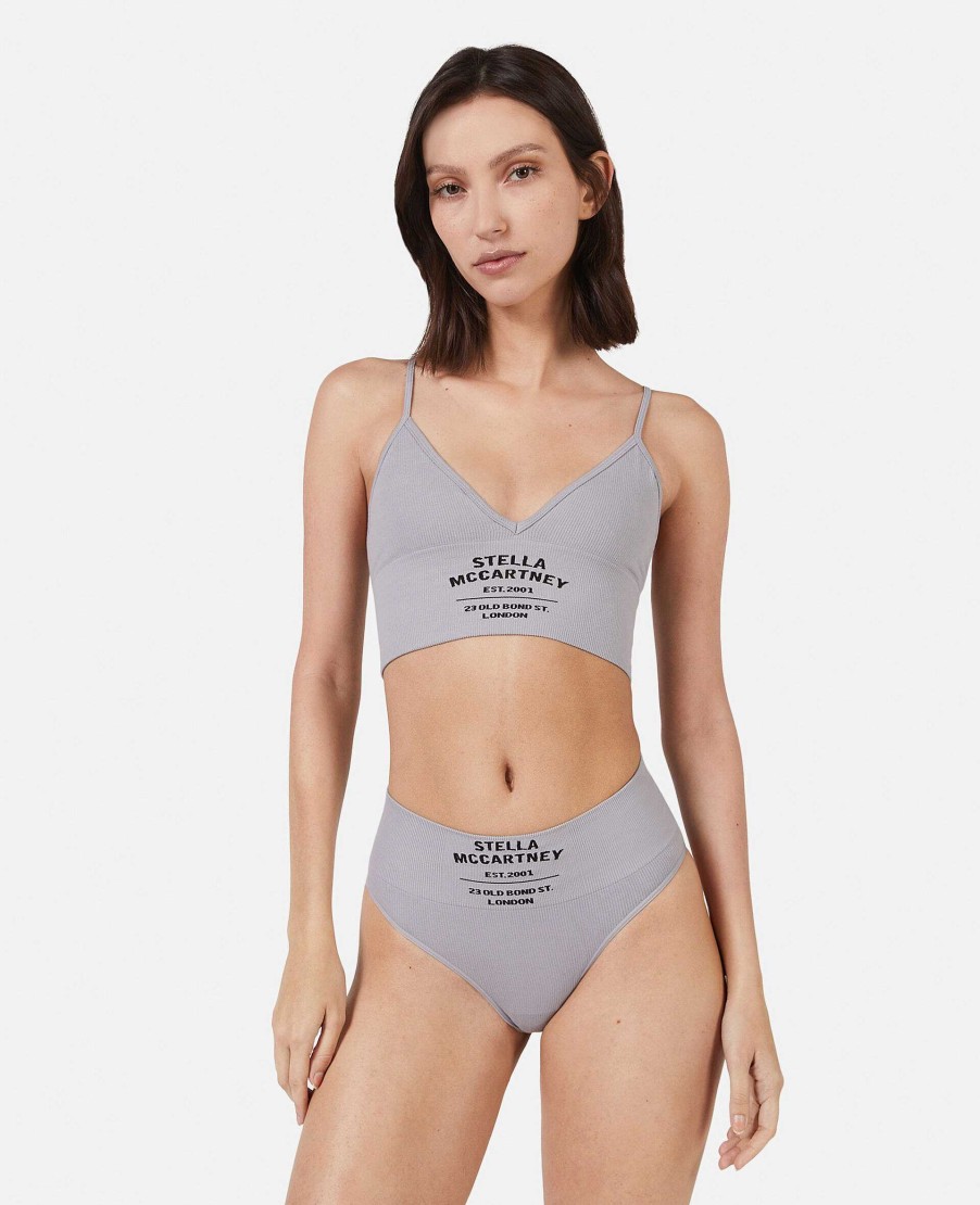 Kvinnor Stella McCartney Underklader Och Nattklader | Logo Seamless Soft Cup Bralette