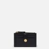 Kvinnor Stella McCartney Kompakta Planbocker | Logo Grainy Alter Mat Zip-Korthallare