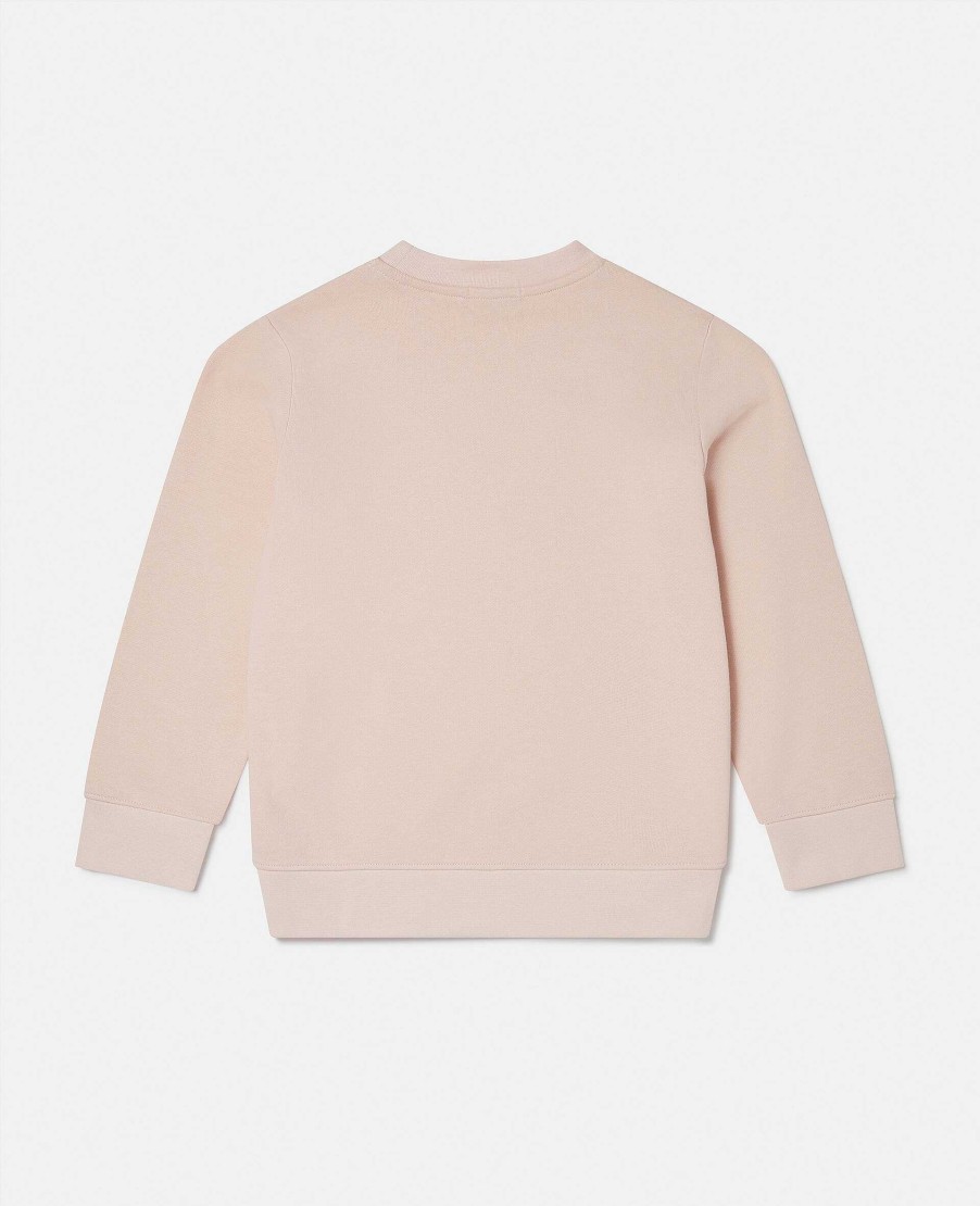 Barn Stella McCartney Trojor Och Koftor | Vi Ses Runt Slogan Sweatshirt