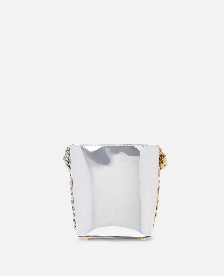 Unisex Stella McCartney Pasar | Frayme Spegelvand Kromfinish Bucket Bag