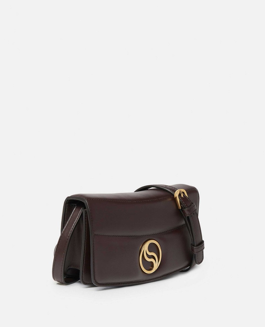 Kvinnor Stella McCartney Crossbody-Vaskor | S-Wave Vadderad Planbok Pa Rem