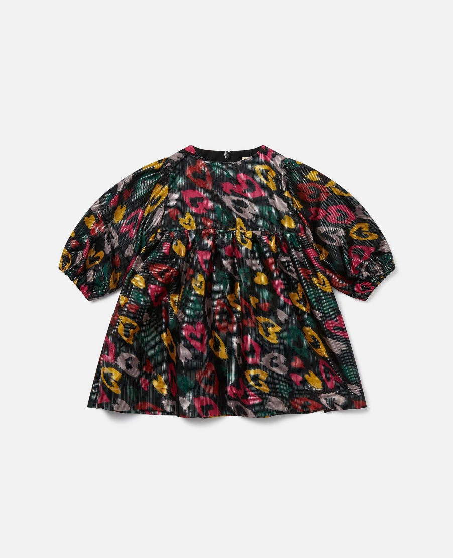 Barn Stella McCartney Baby Flickor | Smudged Heart Print Klanning