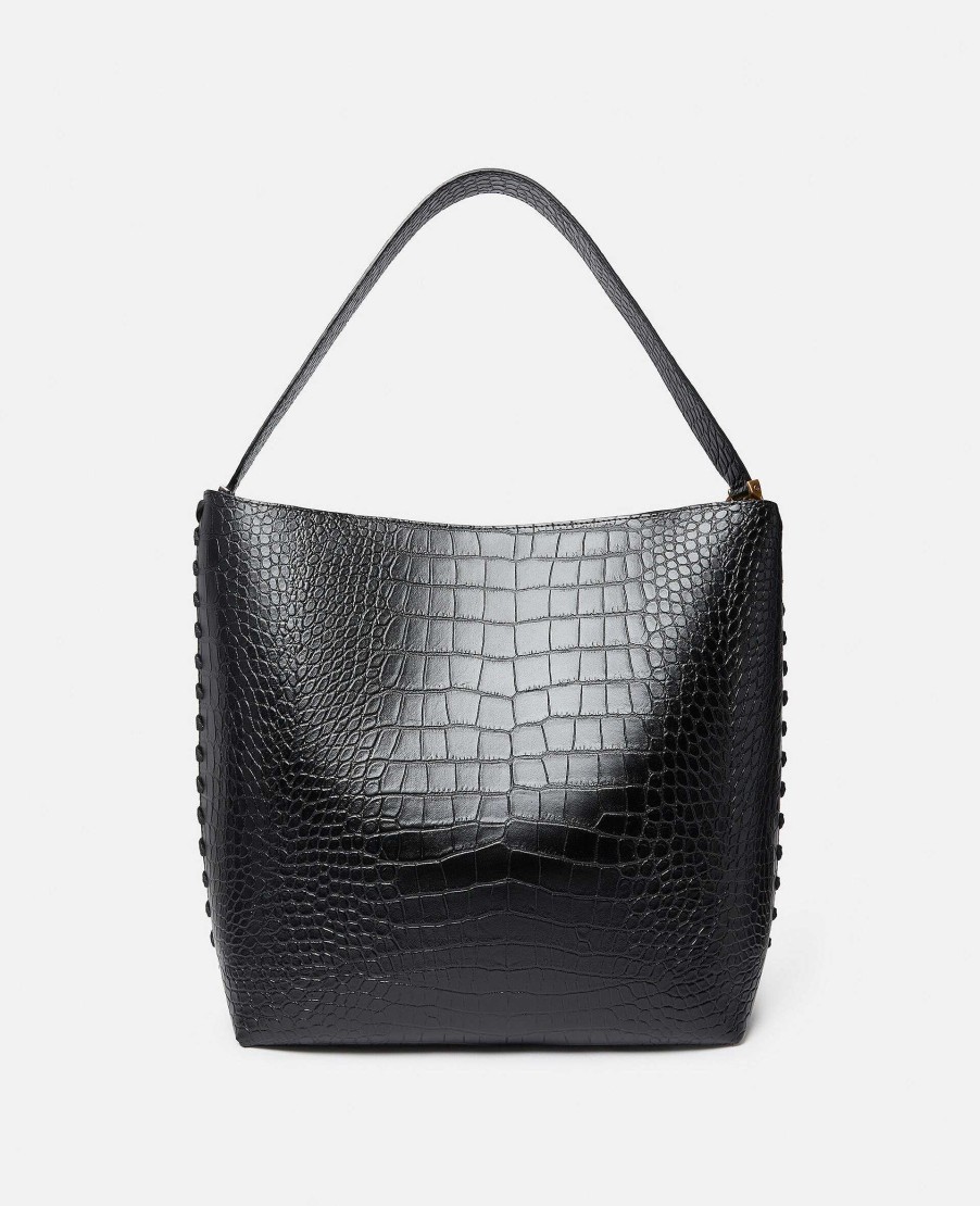 Kvinnor Stella McCartney Frayme Vaska | Frayme Croc-Effect Praglad Tygvaska