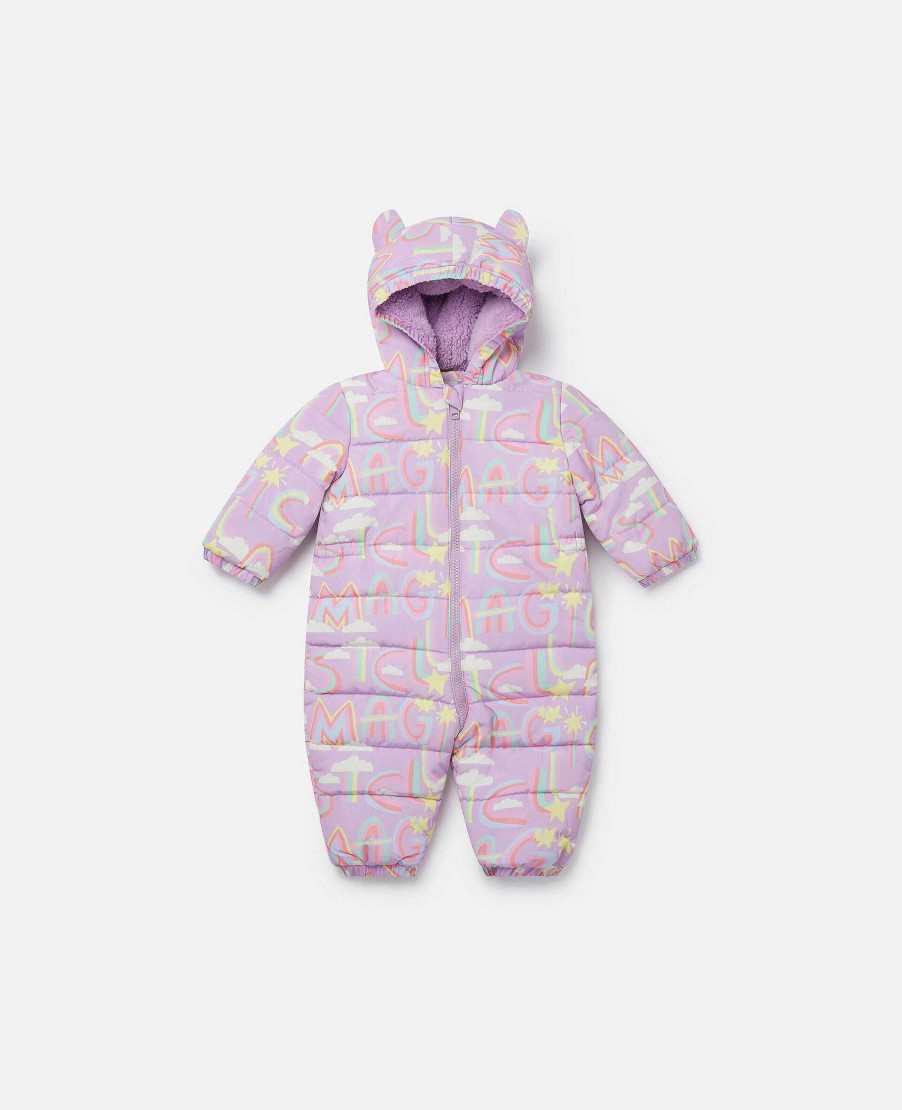 Barn Stella McCartney Baby Flickor | Rainbow Magic Print Huvvagn