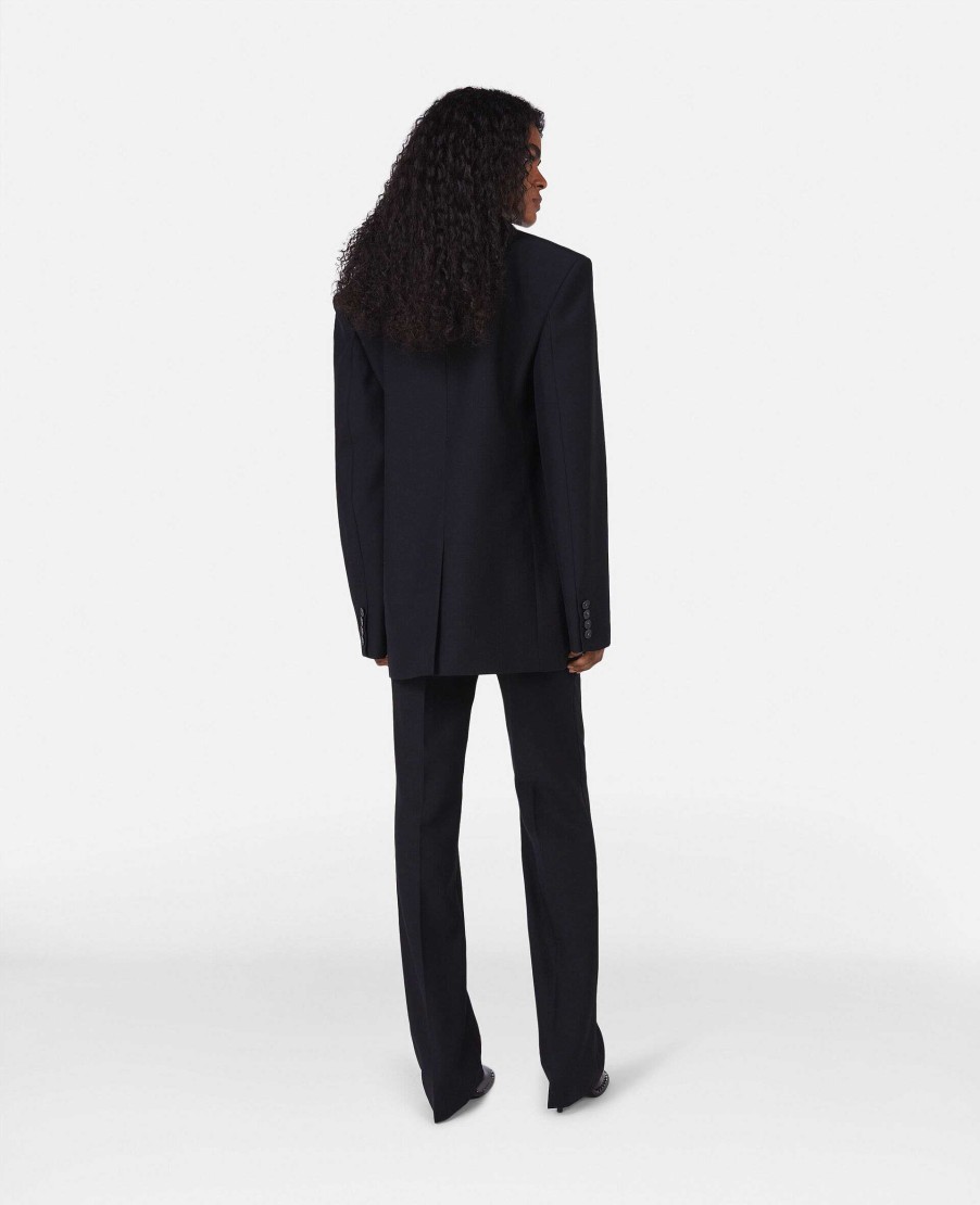 Kvinnor Stella McCartney Skradderi | Prince Of Wales Check Oversized Blazer