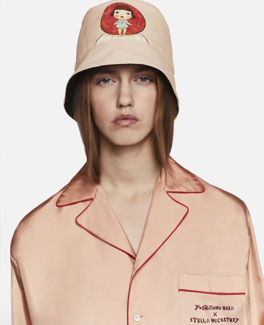 Unisex Stella McCartney Tillbehor | Sinister Child Print Bucket Hat