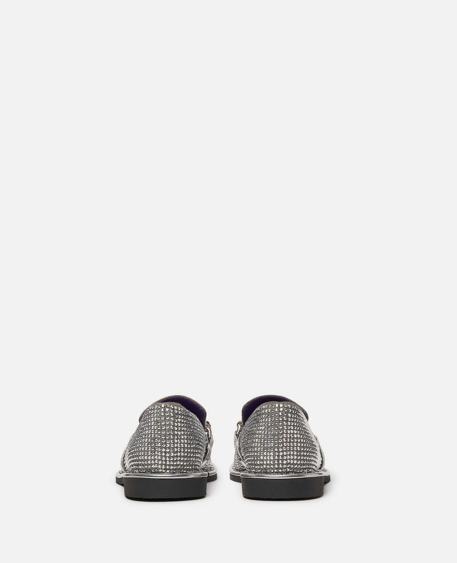 Kvinnor Stella McCartney Lagenheter | Falabella Crystal Loafers