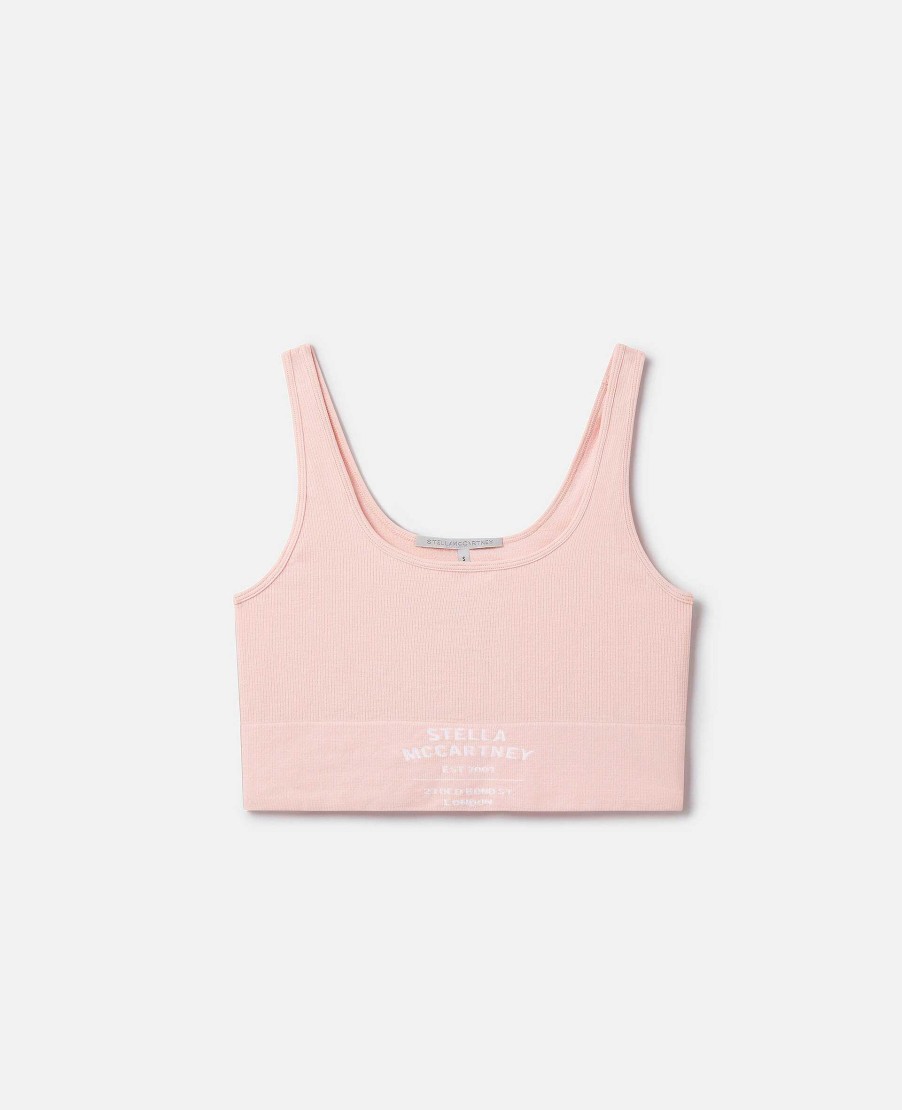 Kvinnor Stella McCartney Underklader Och Nattklader | Logo Seamless Cropped Tank Top