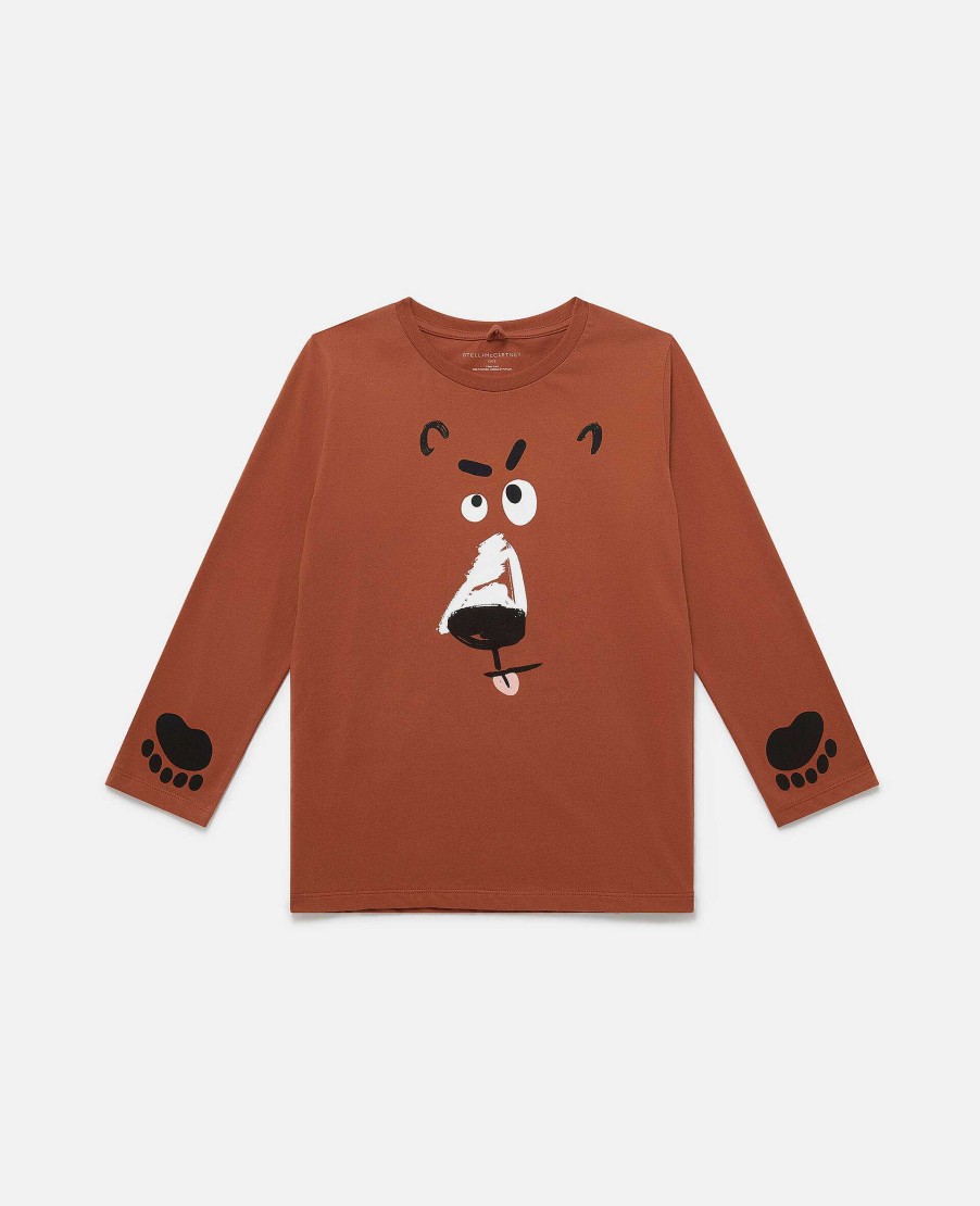 Barn Stella McCartney T-Shirts Och Troja | Grizzly Bear Sweatshirt