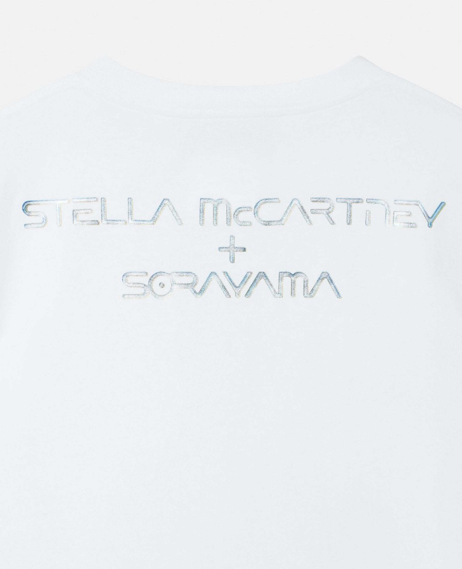 Unisex Stella McCartney T-Shirts | Vitruvian Woman T-Shirt I Overdimensionerad Ekologisk Bomull