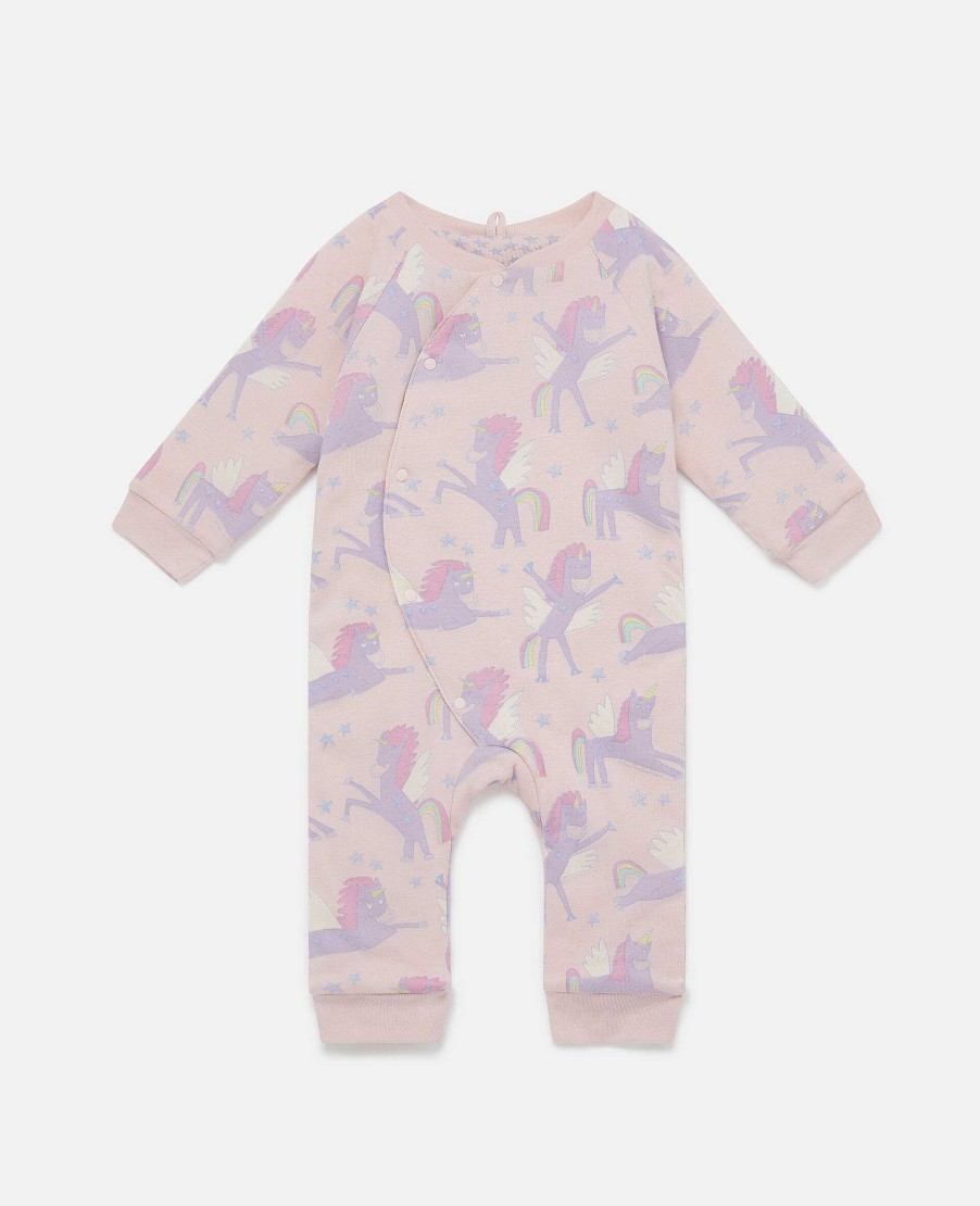 Barn Stella McCartney Baby Flickor | 2 Paket Enhornings- Och Stjarntryckssomndrakter