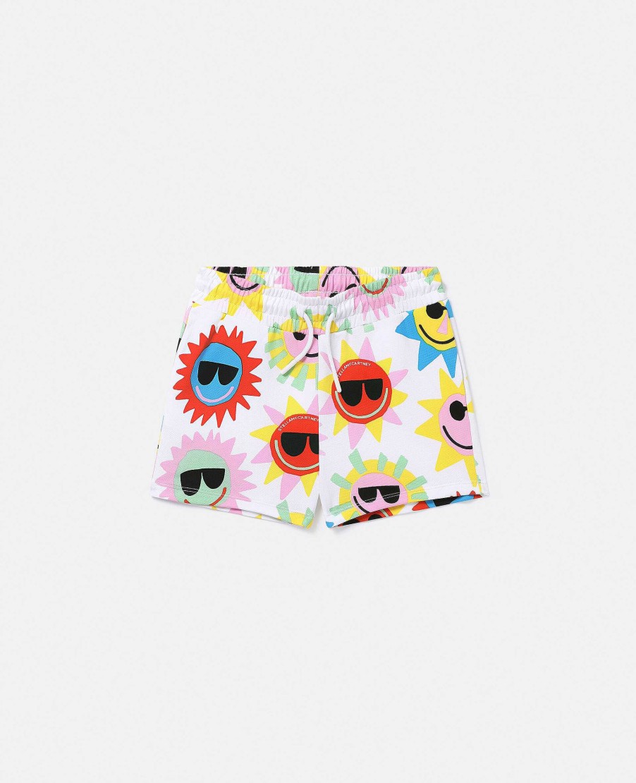 Barn Stella McCartney Byxor Och Kjolar | Sunshine Print Shorts