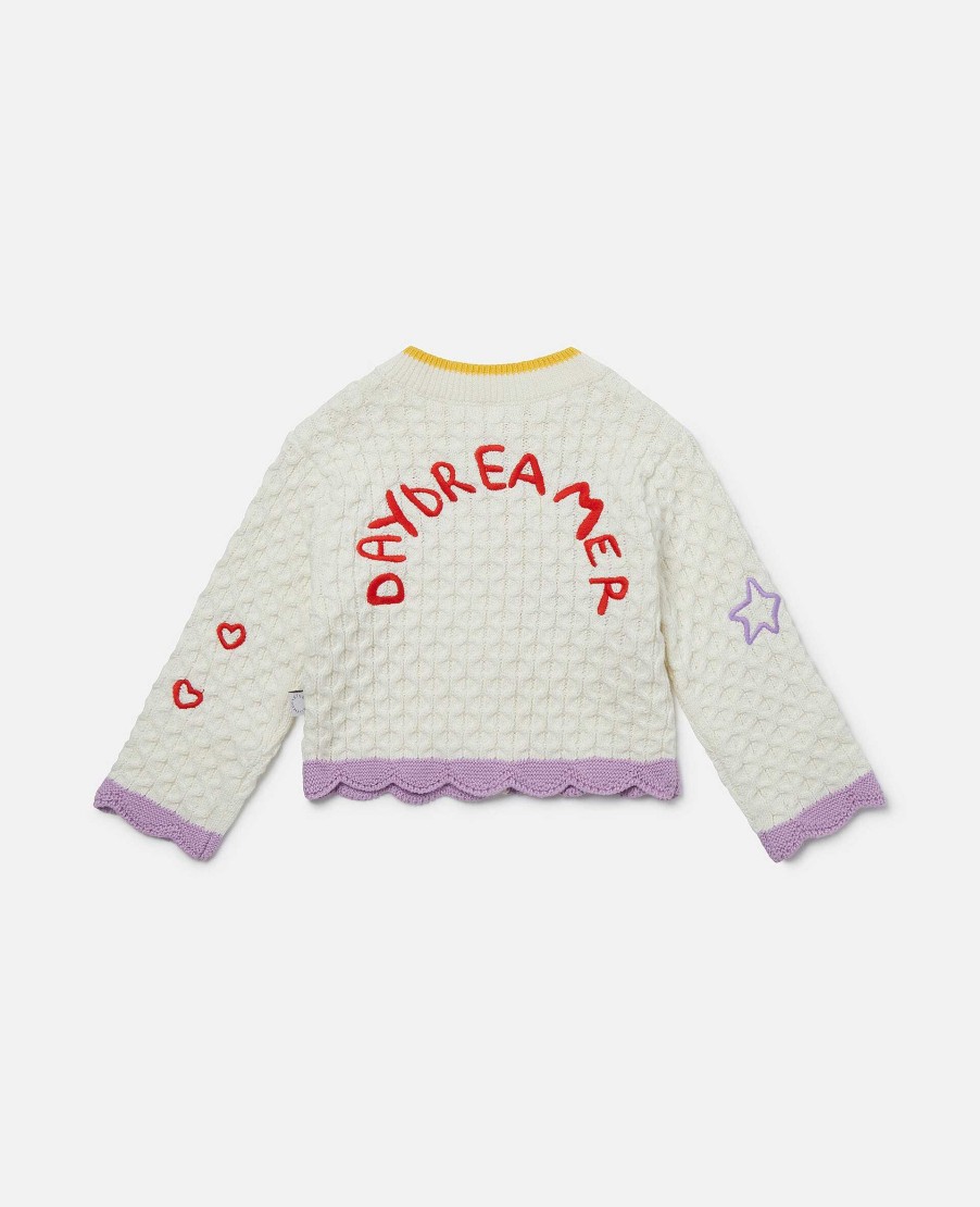 Barn Stella McCartney Baby Flickor | Doodle Brodery Cardigan