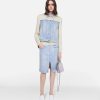 Kvinnor Stella McCartney Denim | Tvafargad Jeanskjol I Panel