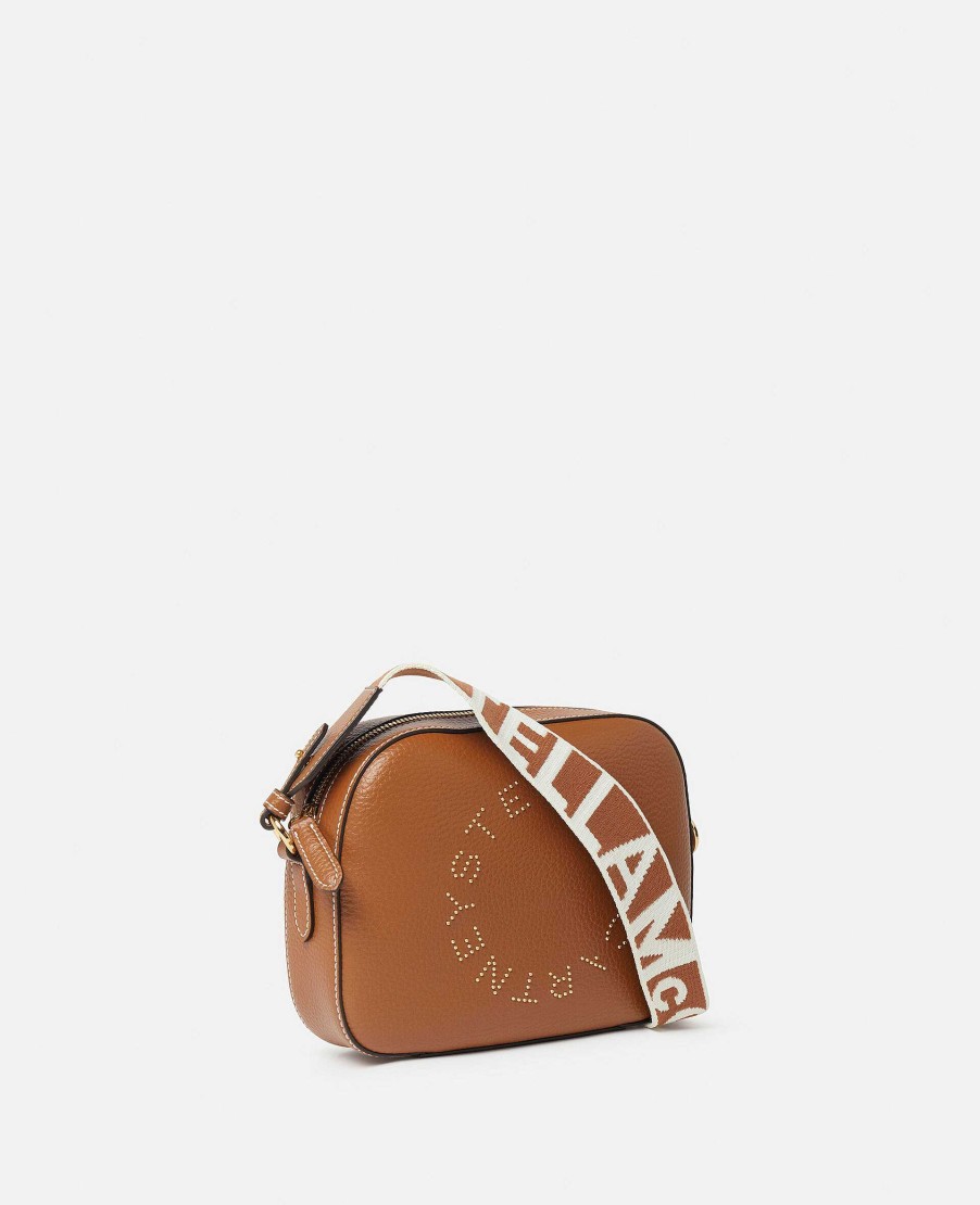 Kvinnor Stella McCartney Logo Vaska | Logotyp Studded Grainy Alter Mat Mini Kameravaska