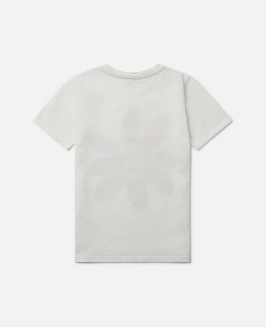 Barn Stella McCartney T-Shirts Och Toppar | Blomsterbroderi T-Shirt