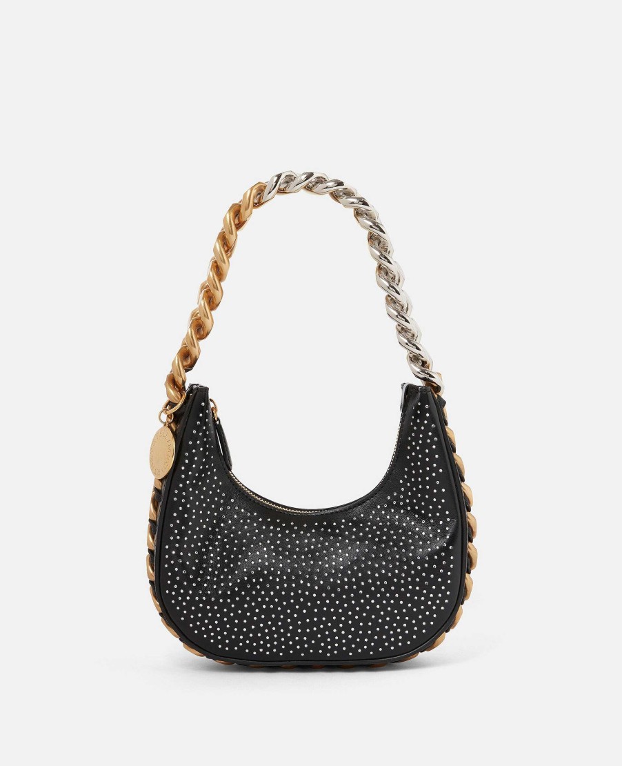 Kvinnor Stella McCartney Frayme Vaska | Frayme Mini Hobo Bag Med Dragkedja