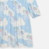 Barn Stella McCartney Klanningar Och Allt-I-Ett | Rainbow Unicorn Cloud Print Skater Klanning