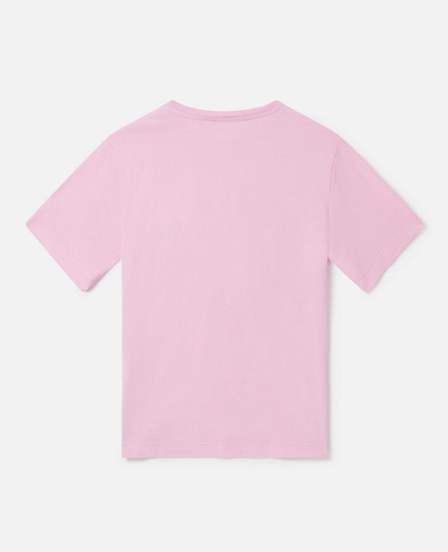 Barn Stella McCartney T-Shirts Och Toppar | Medaljong Logotyp T-Shirt