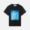 Unisex Stella McCartney T-Shirts | Vitruvian Woman T-Shirt I Overdimensionerad Ekologisk Bomull