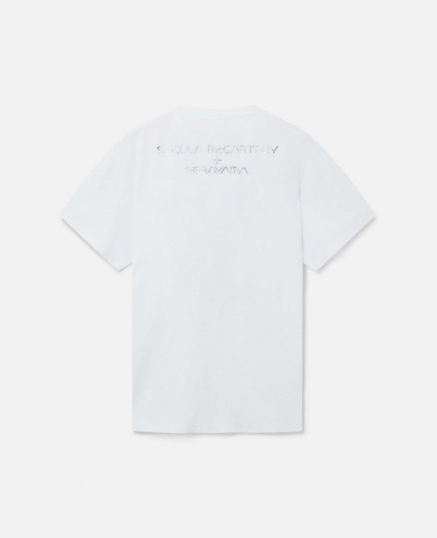 Unisex Stella McCartney T-Shirts | Vitruvian Woman T-Shirt I Overdimensionerad Ekologisk Bomull