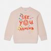 Barn Stella McCartney Trojor Och Koftor | Vi Ses Runt Slogan Sweatshirt