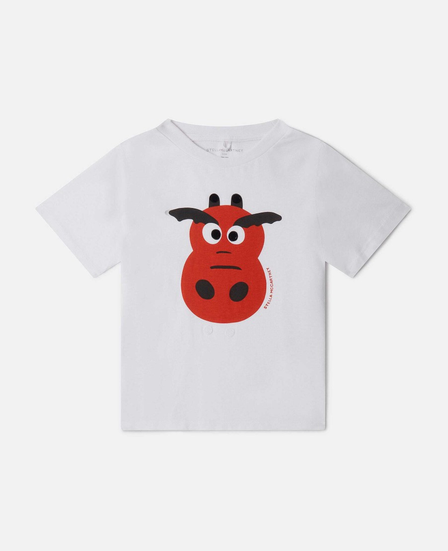 Barn Stella McCartney T-Shirts Och Troja | Drakens Ar T-Shirt