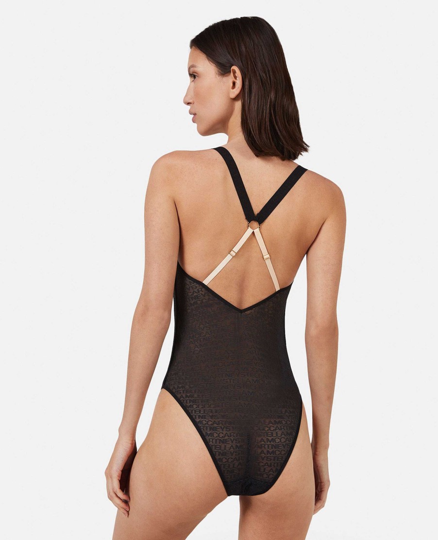 Kvinnor Stella McCartney Underklader Och Nattklader | Monogram Mesh Body