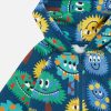 Barn Stella McCartney Baby Boys | Monster Print Hoodie Med Dragkedja