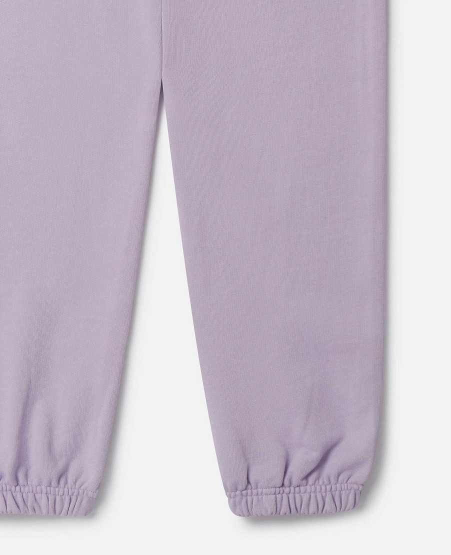 Barn Stella McCartney Byxor Och Kjolar | Joggers For Broderi Med Snackskal