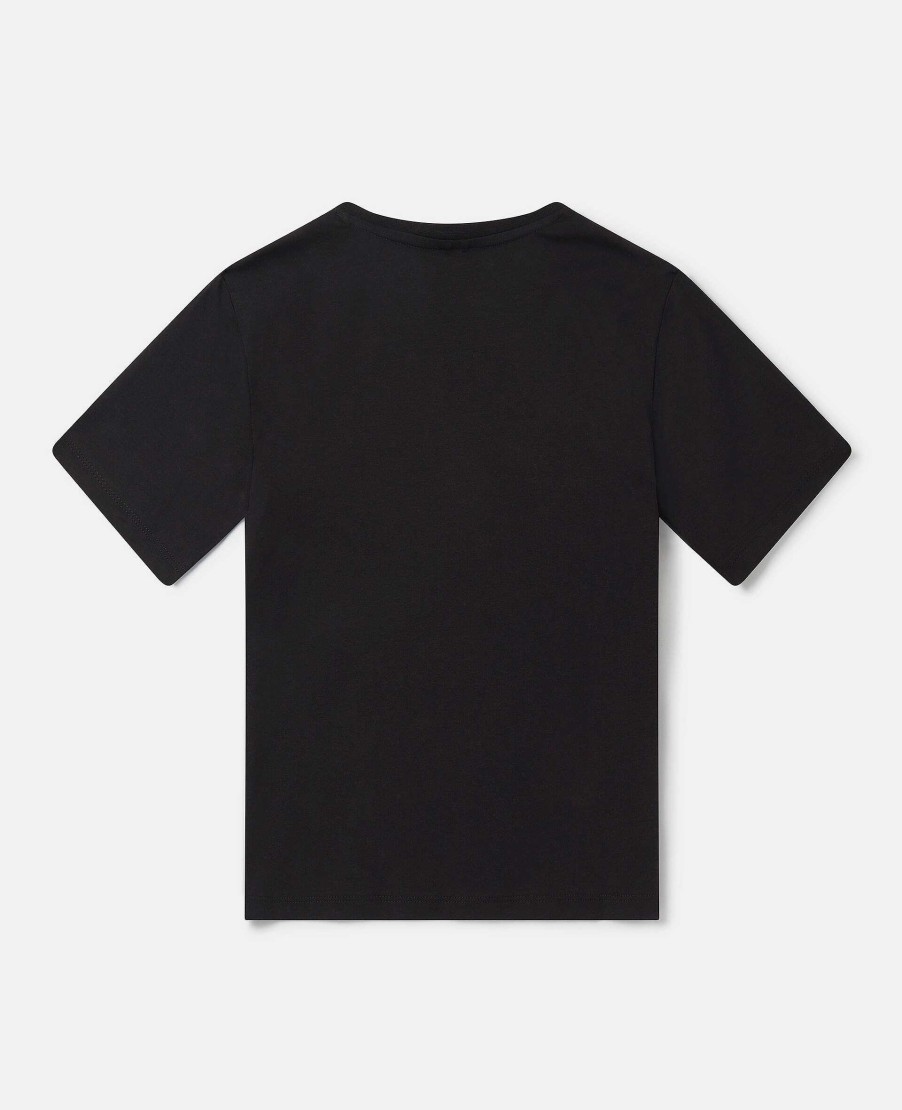 Barn Stella McCartney T-Shirts Och Toppar | Medaljong Logotyp T-Shirt