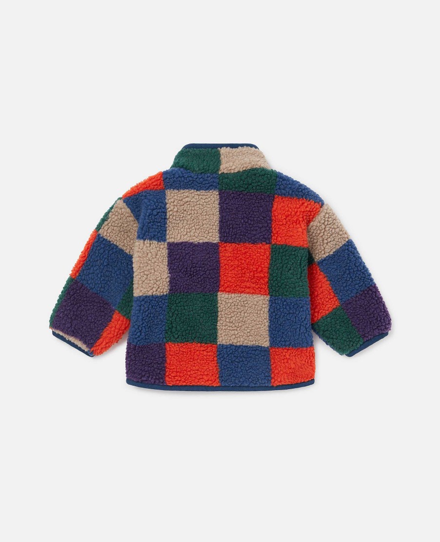 Barn Stella McCartney Baby Boys | Checkerboard Fleecejacka